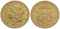 20 dolarów 1860, Filadelfia, złoto 33.32 g, Fr. 