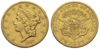 20 dolarów 1857 / S, San Francisco, złoto 33.28 