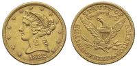 5 dolarów 1882, Filadelfia, złoto 8.31 g, Fr. 14