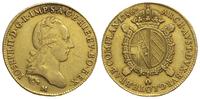 1 sovrano 1786 / M, Mediolan, złoto 11.03 g, śla