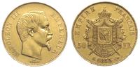 50 franków 1855/A, Paryż, złoto 16.13 g, Gadoury