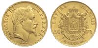 50 franków 1866/BB, Strasburg, złoto 16.14 g, Ga