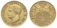 40 lirów 1814/M, Mediolan, złoto 12.86 g, Friedb