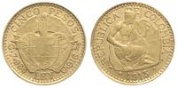 5 pesos 1913, złoto 7.99 g, Friedberg 110