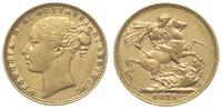 funt  1871, Londyn, złoto 7.94 g, Friedberg 388