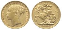 funt  1887/S, Sydney, złoto '916' 7.93 g, Friedb