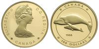 100 dolarów 1988, Delfiny, złoto "585" 13.29 g, 
