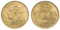 10 franków 1922/B, Berno, złoto 3.22 g, Friedber