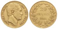 20 franków 1865, złoto 6.41 g, Friedberg 411