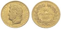 40 franków 1834/A, Paryż, złoto 12.84 g, Gadoury