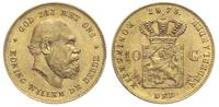 10 guldenów 1875, Utrecht, złoto 6.72 g