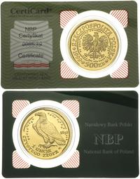 500 złotych 1999, Orzeł Bielik, złoto 31.1 g, mo
