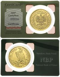 500 złotych 1999, Orzeł Bielik, złoto 31.1 g, mo