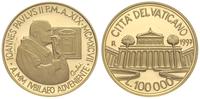 100.000 lirów 1997, Jan Paweł II, złoto ''917'',