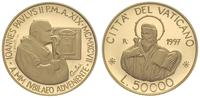 50.000 lirów 1997, Jan Paweł II, złoto ''917'', 