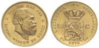 10 guldenów 1876, Utrecht, złoto "900" 6.71 g, p