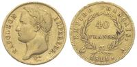 40 franków 1811/A, Paryż, złoto "900" 12.83 g, G