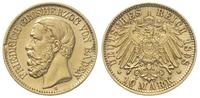 10 marek 1898//G, Karlsruhe, złoto 3.96 g, Jaege