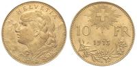 10 franków 1913/B, Berno, złoto 3.21 g, Fr. 504