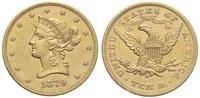 10 dolarów 1879/S, San Francisco, złoto 16.67 g