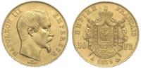50 franków 1859/A, Paryż, złoto "900" 16.12 g, G