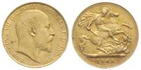 1/2 funta 1903, złoto '916'  3.98 g, Fr 401