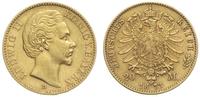 20 marek 1873/D, Monachium, złoto 7.92 g, Jaeger