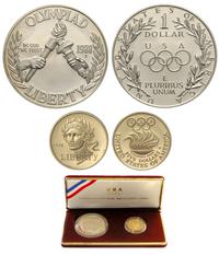 komplet 5 dolarów i 1 dolar 1988, Igrzyska Olimp