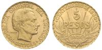 5 pesos 1930, złoto 8.48 g, Fr 6