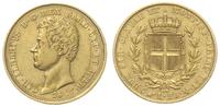 20 lirów 1847, Turyn, zloto 6.40 g, Fr 1142
