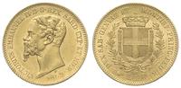 20 lirów 1859, Turyn, zloto 6.46 g, piękne, Fr 1