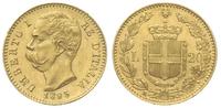 20 lirów 1893/R, Rzym, złoto 6.43 g, Fr 21