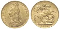 funt 1892, Londyn, złoto 7.98 g, Friedberg 392