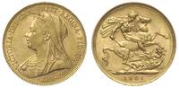 funt 1901/M, Melbourne, złoto 7.98 g, Friedberg 