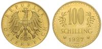 100 szylingów 1927, złoto 23.50 g, Fr 520