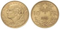 10 franków 1914/B, Berno, złoto 3.22 g, Fr 504