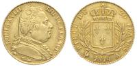 20 franków 1814/A, Paryż, złoto 6.44 g, Gadoury 