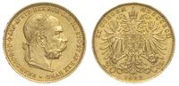 20 koron 1892, Wiedeń, złoto 6.76 g, Fr 504