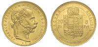 20 franków = 8 forintów 1880, Kremnica, złoto 6.