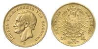 20 marek 1872/E, Muldenhütten, złoto 7.91 g, śla