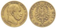 10 marek 1875/A, Berlin, złoto 3.90 g, J. 245