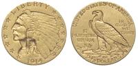 2 1/2 dolara 1914/D, Denver, złoto 4.14 g