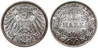 1 marka 1915 A, Berlin, srebro próby 900, piękna