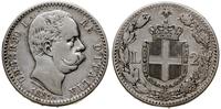 2 liry 1881, Rzym, srebro, rzadszy rocznik, Paga