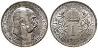 1 korona 1915, Wiedeń, srebro próby 835, Herinek