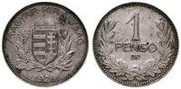 1 pengö 1926 BP, Budapeszt, srebro, Huszár 2246,