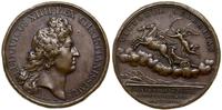 Francja, medal na pamiątkę zajęcia Hrabstwa Burgundii, 1668