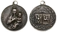 medalik z uszkiem II poł. XIX w., Aw: Półpostać 