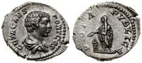denar 203-208, Rzym, Aw: Popiersie cezara, bez w