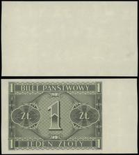 1 złoty 1.10.1938, papier biały ze znakiem wodny